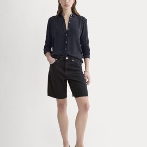 The OG Baggy Jean Short | Washed Black
