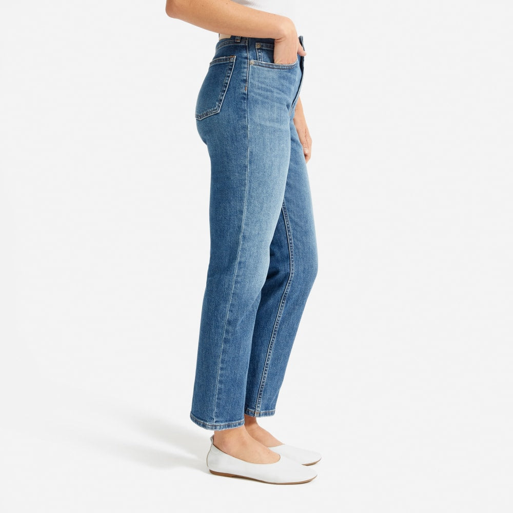 The Super-Straight Jean | Medium Blue Wash | Ankle - Image 11