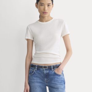 Tissue Short-Sleeve Crew | Bone