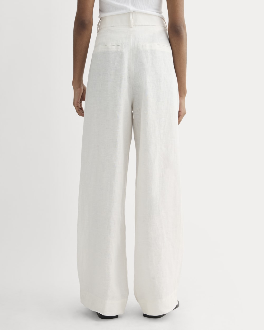 The Linen Way-High? Drape Pant | Natural Chambray - Image 5