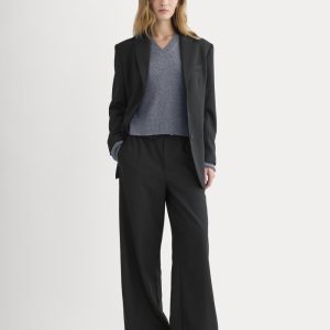 The Pull-On Trouser in Tailor Twill | Black