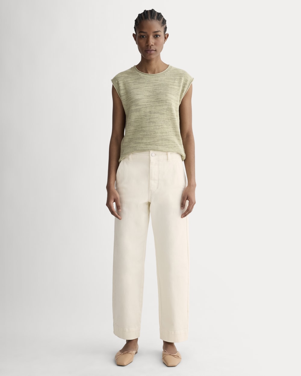 The Utility Straight-Leg Pant | Bone | 28.5 Inseam