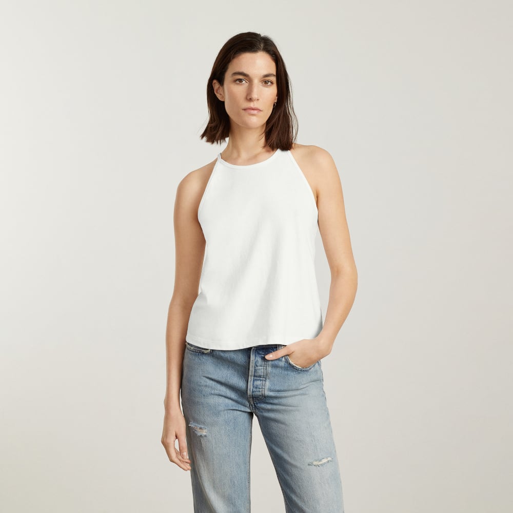 The Hemp Cutaway Tank | White - Image 2