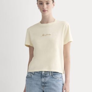 Everlane x The Laufey Foundation Box-Cut Tee | Bone