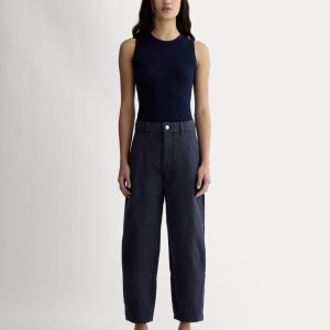 The Utility Barrel Pant | Navy | Tall