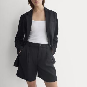 Tailored A-Line Short | Black