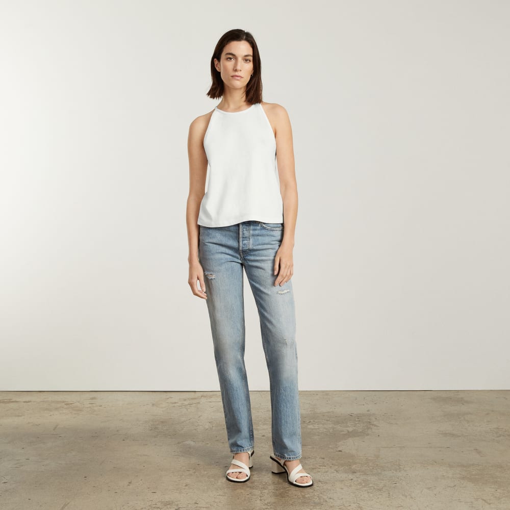The Hemp Cutaway Tank | White - Image 4