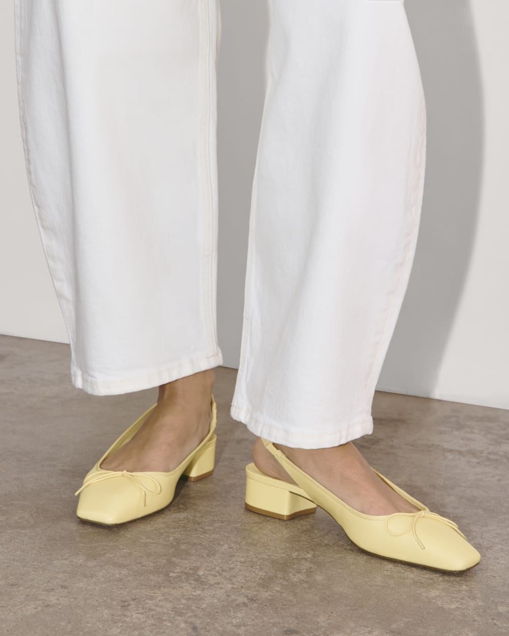 The Ballet Slingback Heel | Straw - Image 2