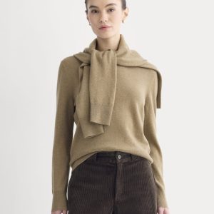 Cashmere Slim Crew Sweater | Toast