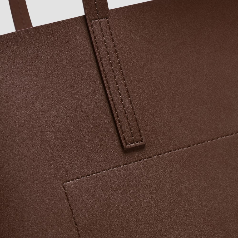 The New Day Market Tote | Chocolate - Image 4
