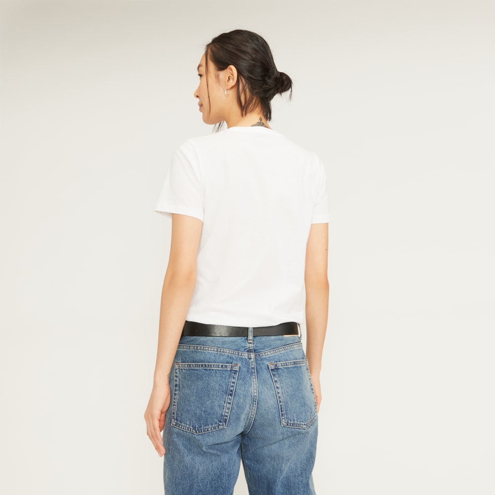 The Organic Cotton Crew Tee | White - Image 4
