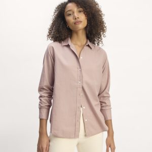 The Must-Have Shirt in Silky Cotton | Dusty Rose