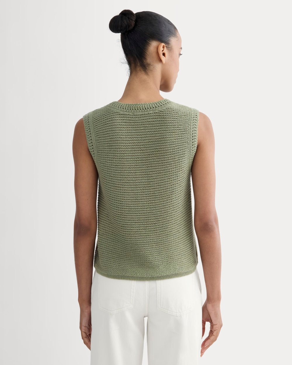 The Organic Cotton Open-Stitch Tank | Sagebrush - Image 5