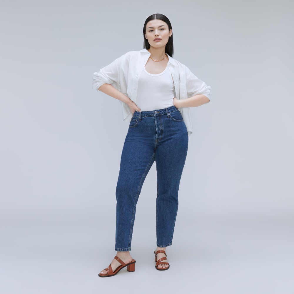 The '90s Cheeky Hourglass Jean | Deep Atlantic | 26.5 Inseam