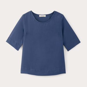 The Relaxed Tee in Buttersoft | Navy