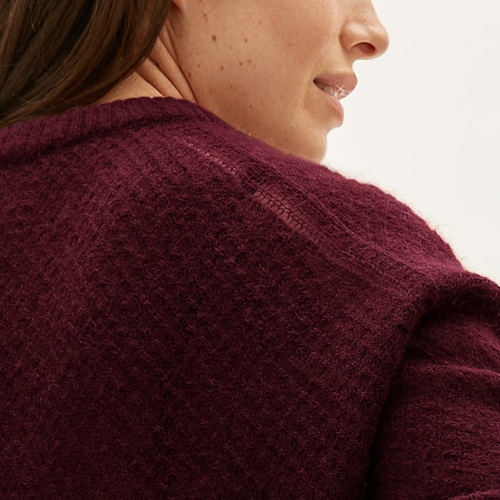 The Cocoon Crew in Alpaca | Oxblood - Image 6