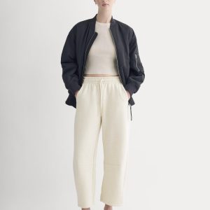 Luxe Fleece Barrel Sweatpant | Heathered Oat