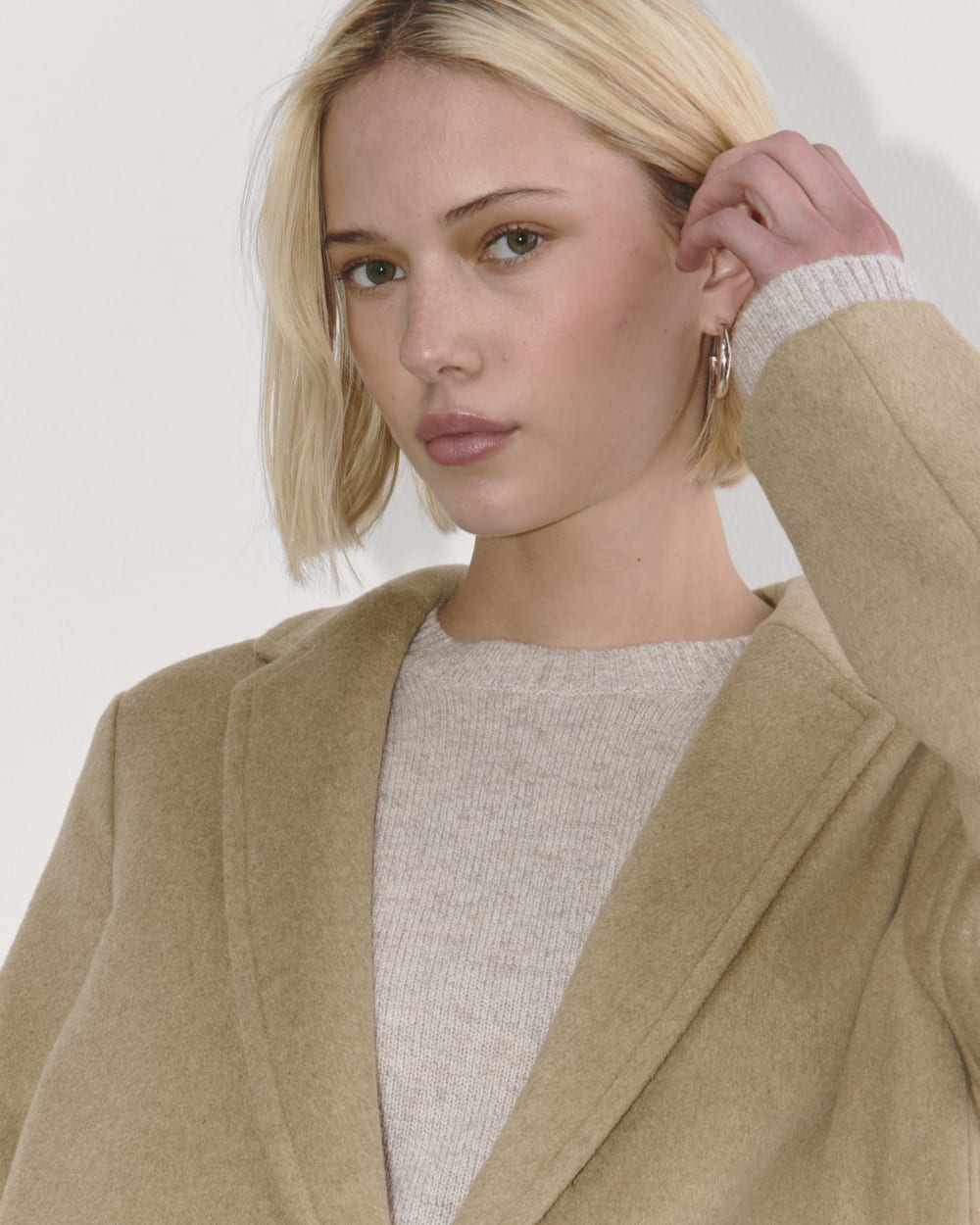 The Topcoat in Wool | Dark Heathered Camel - Image 5