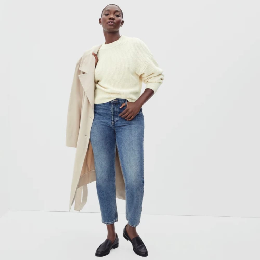 The Texture Cotton Crew | Canvas Tan - Image 3