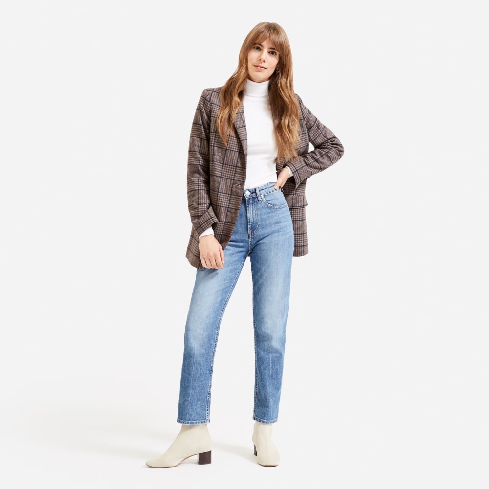 The Super-Straight Jean | Medium Blue Wash | Ankle - Image 3