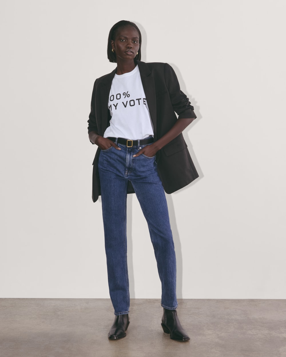 The Voter Tee in Essential Cotton | White - Image 3