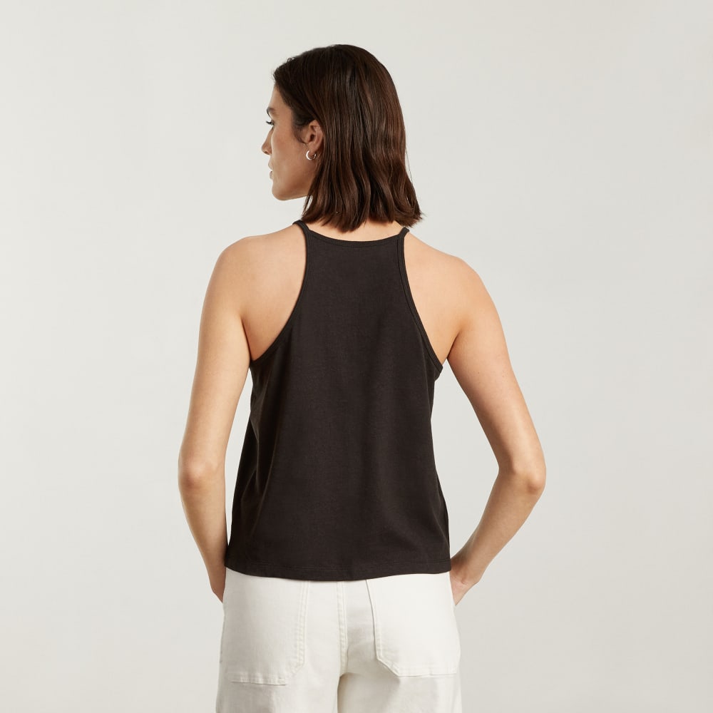 The Hemp Cutaway Tank | Black - Image 3