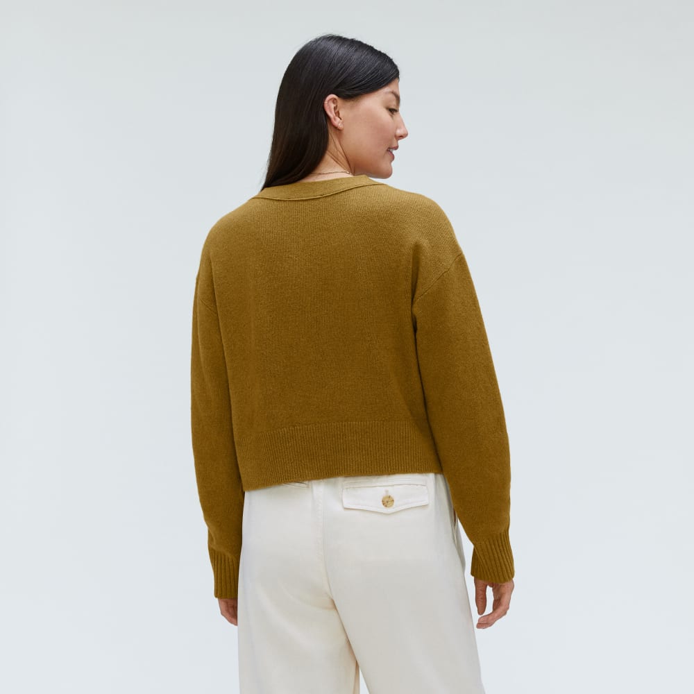 The Cashmere Cardigan | Tapenade - Image 3