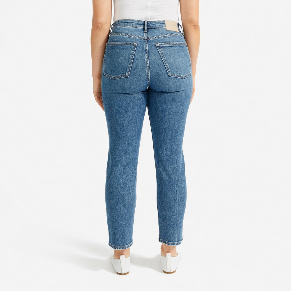 The Super-Straight Jean | Medium Blue Wash | Ankle - Image 9