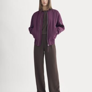 Drapey Crepe Pant | Dark Chocolate