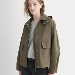 Re:Cycled Nylon Barrel Jacket | Beech