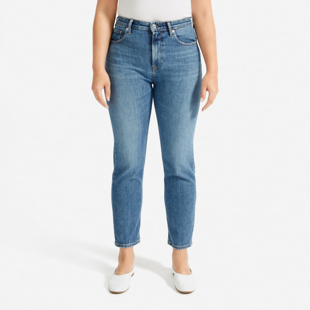 The Super-Straight Jean | Medium Blue Wash | Ankle - Image 7