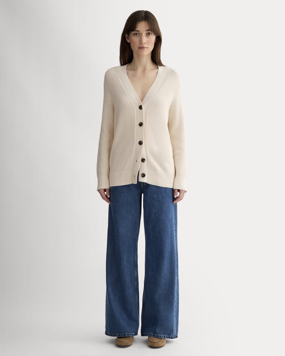 The Long Cocoon Cardigan | Canvas - Image 3