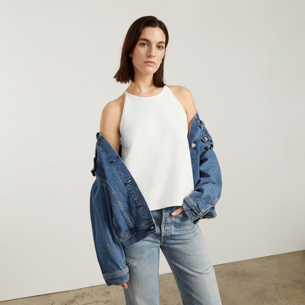 The Hemp Cutaway Tank | White - Image 6