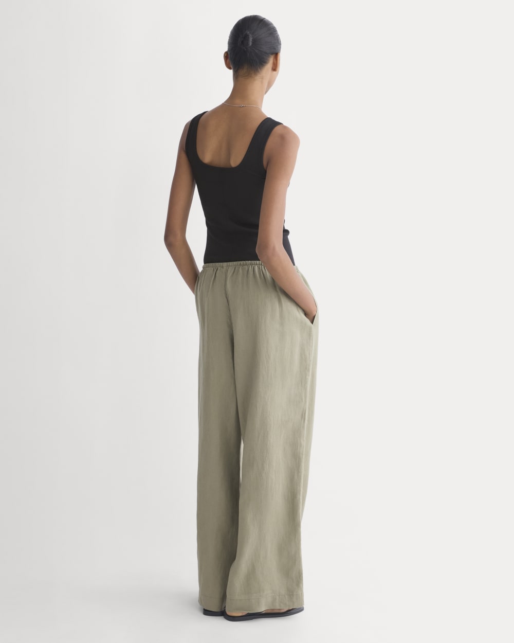 The Drawstring Pant in Linen | Overland - Image 7