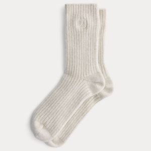 Everlane x Peace & Quiet Cashmere Socks | Bone