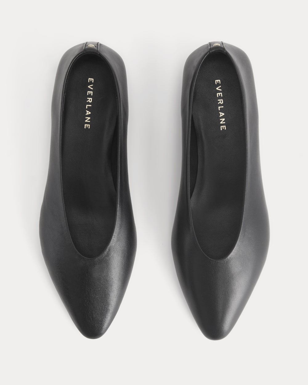 Made in Italy Almond-Toe Flat | Black Leather - Image 7