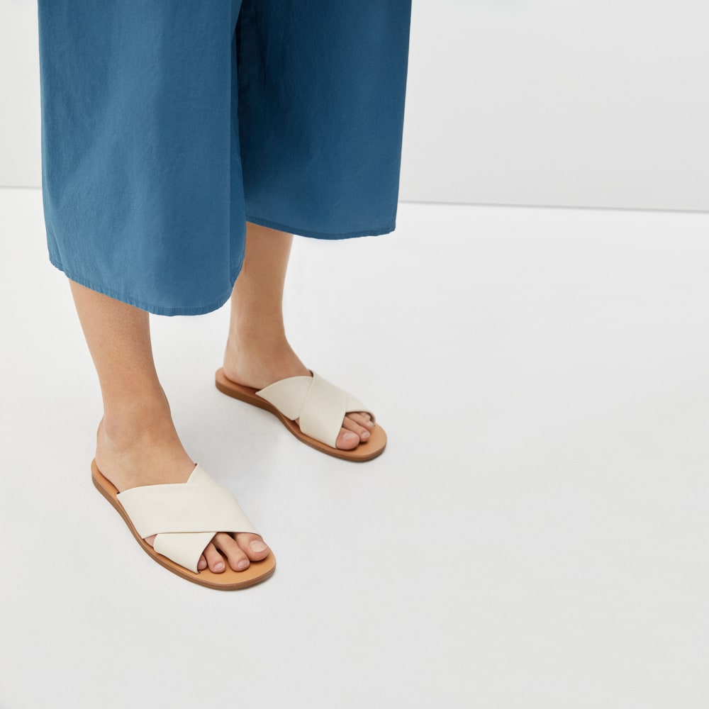 The Day Crossover Sandal | Cream - Image 4