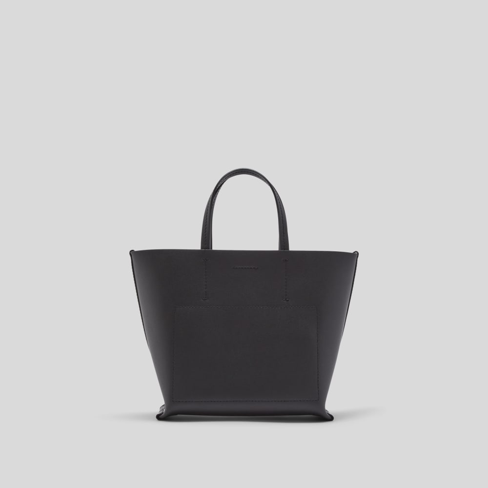 The Luxe Italian Leather Crossbody | Black - Image 6