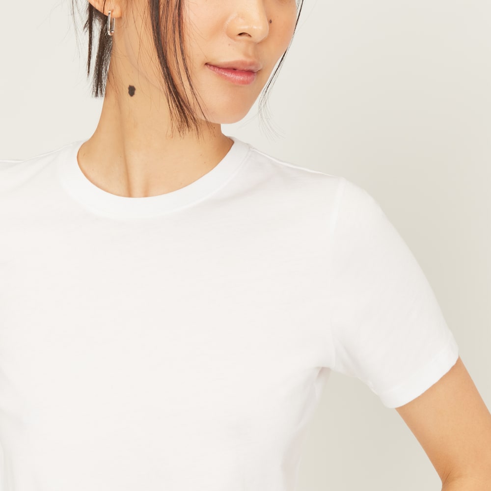 The Organic Cotton Crew Tee | White - Image 3