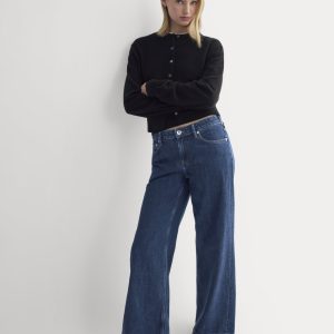 Cashmere Cropped Cardigan | Black