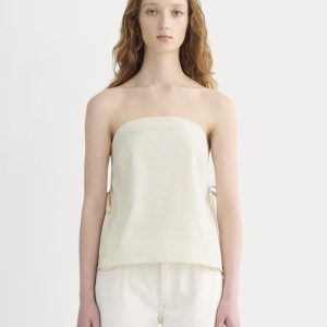 The Seersucker Tube Top | Bone