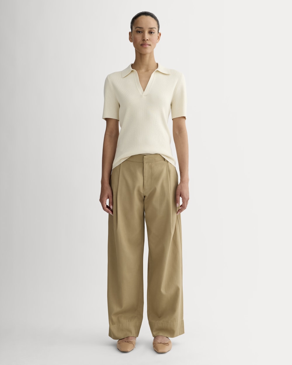 The Low-Rise Chino | Ash Brown