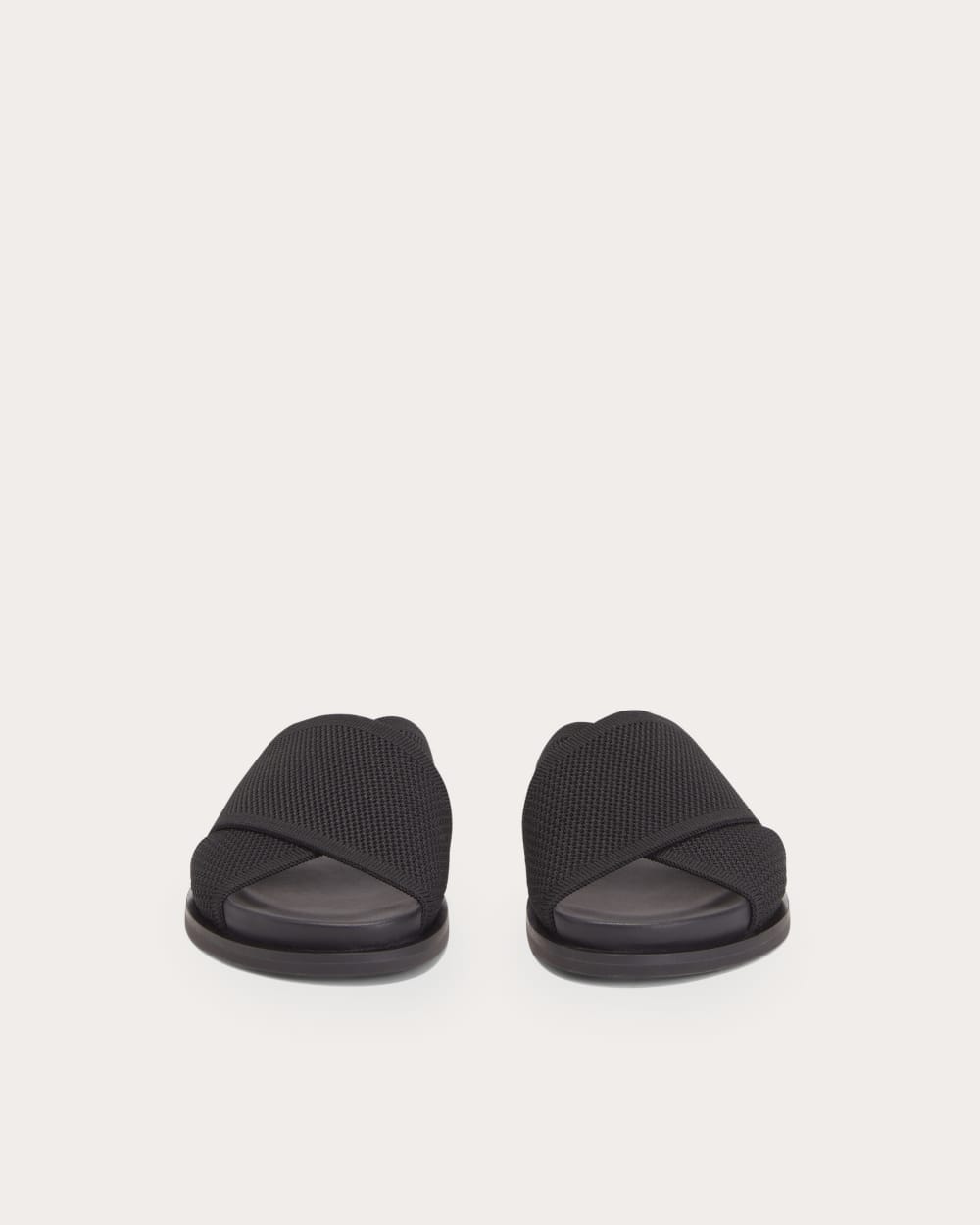 The ReKnit Form Crossover Sandal | Black - Image 4