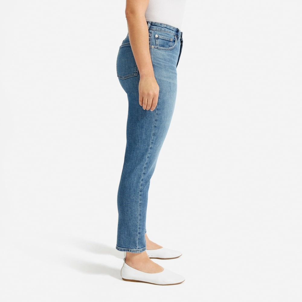 The Super-Straight Jean | Medium Blue Wash | Ankle - Image 8