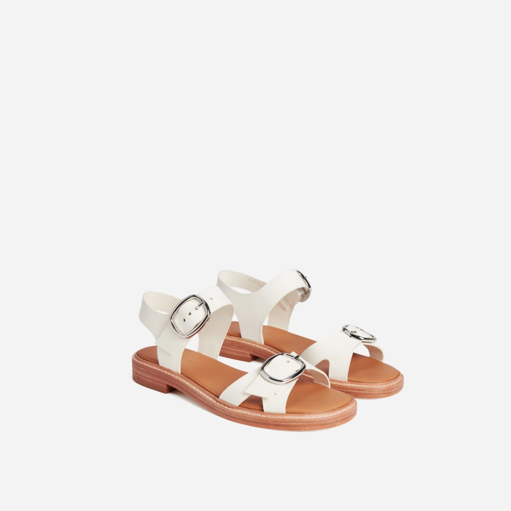 The Twin Buckle Sandal | Canvas Tan - Image 2