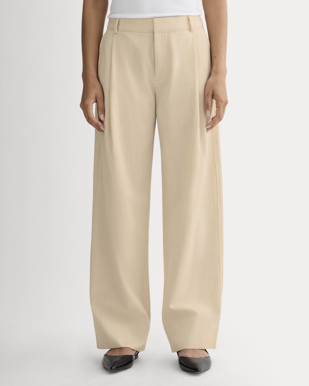 The Low-Rise Chino | Heathered Oat - Image 3