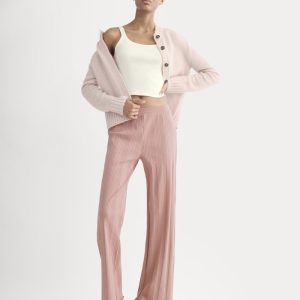 Lounge Rib Pant | Ash Rose