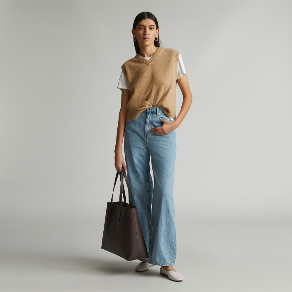 The New Day Market Tote | Chocolate - Image 6