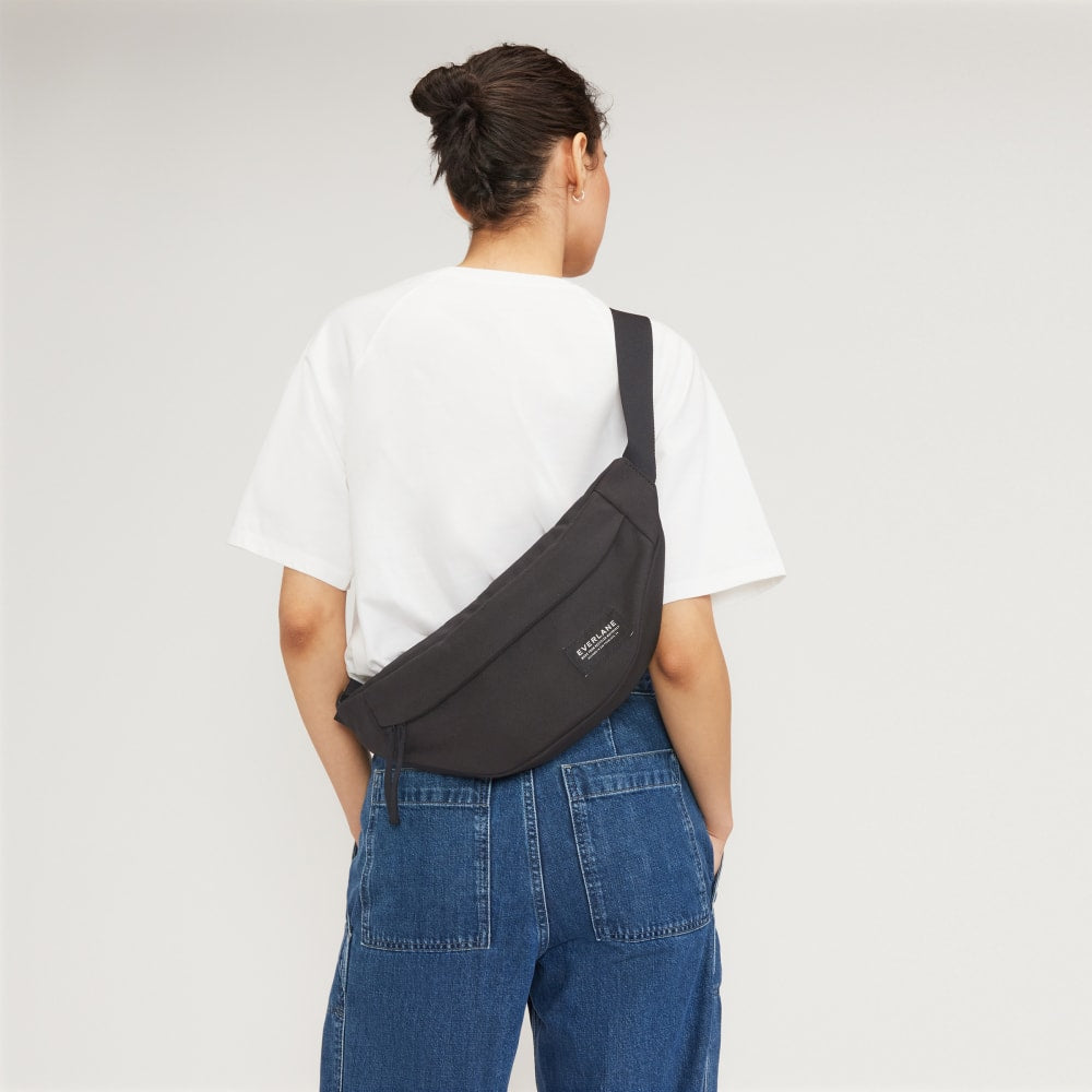 The Renew Transit Fanny Pack | Black (with label) - Image 7