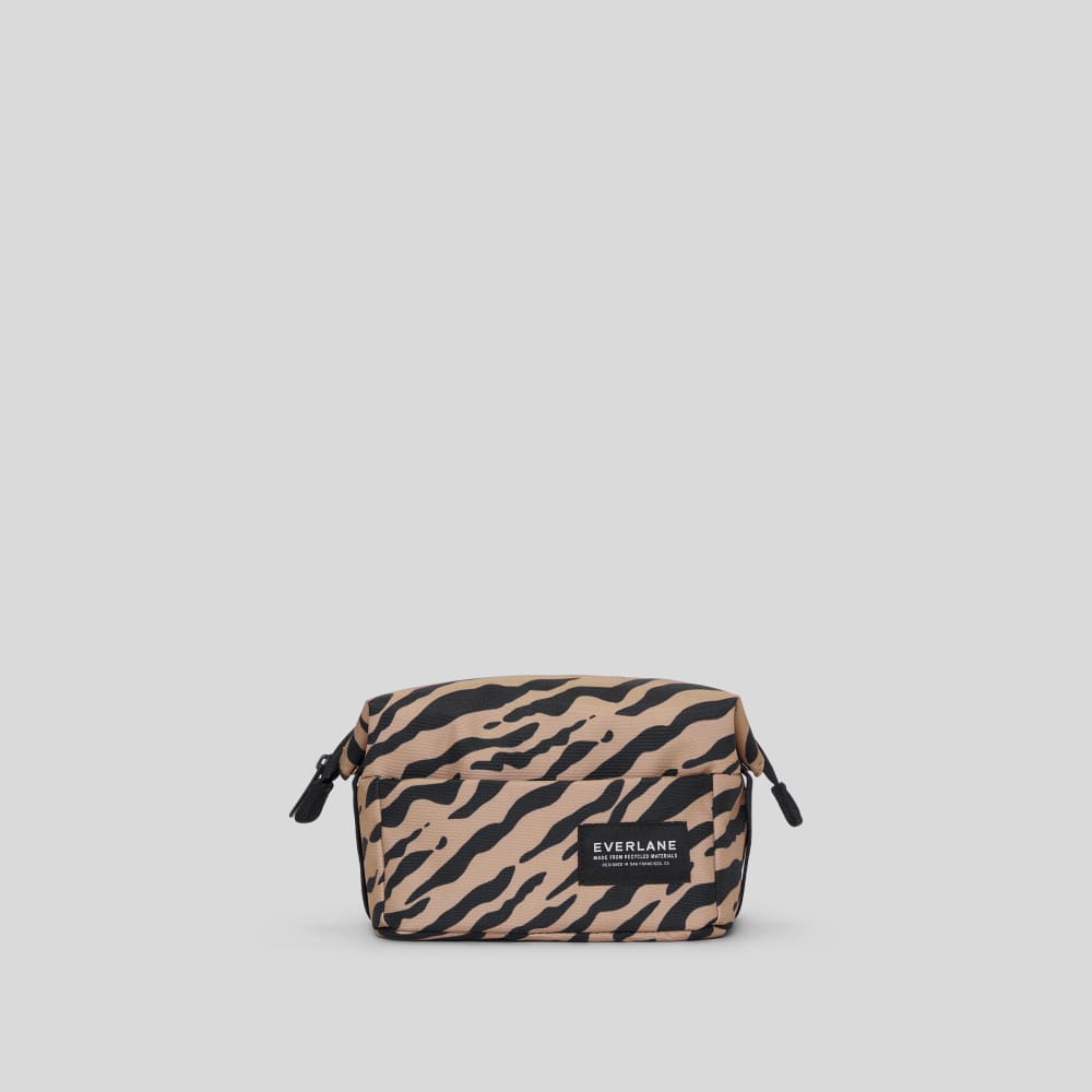 The ReNew Transit Catch-All Case | Tiger Stripe Toasted Coconut